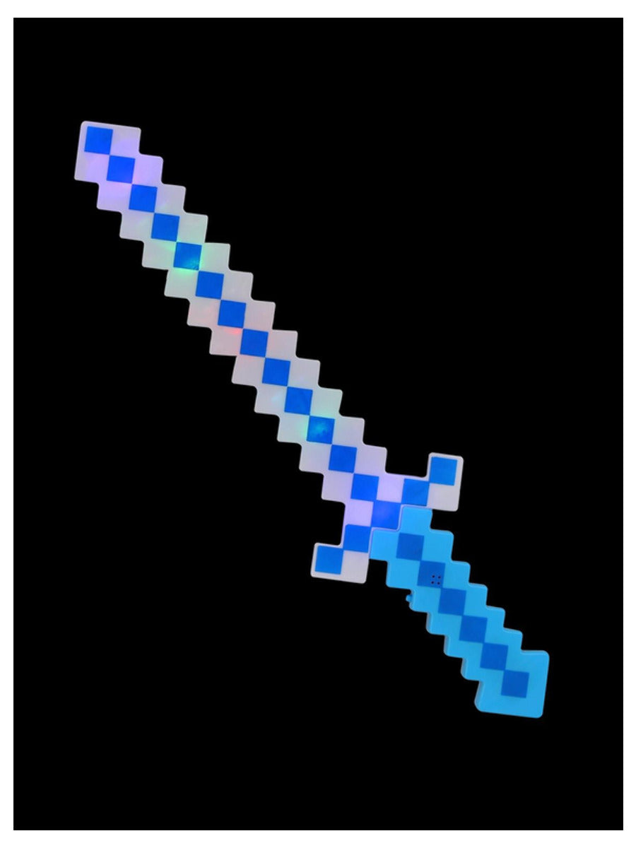 MineCraft LED Light-Up Pixel Sword - Blue