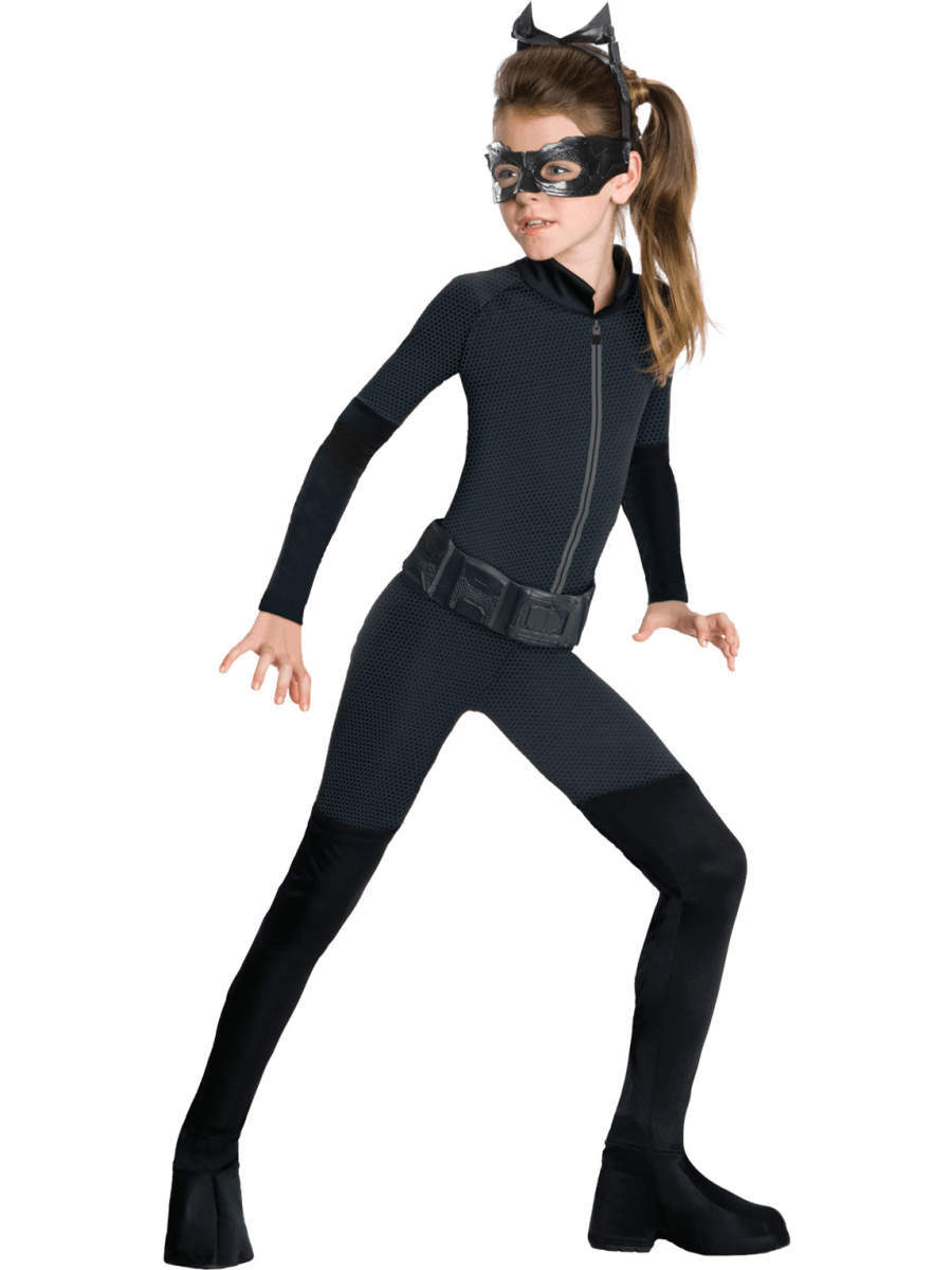 Girls Deluxe Catwoman Costume