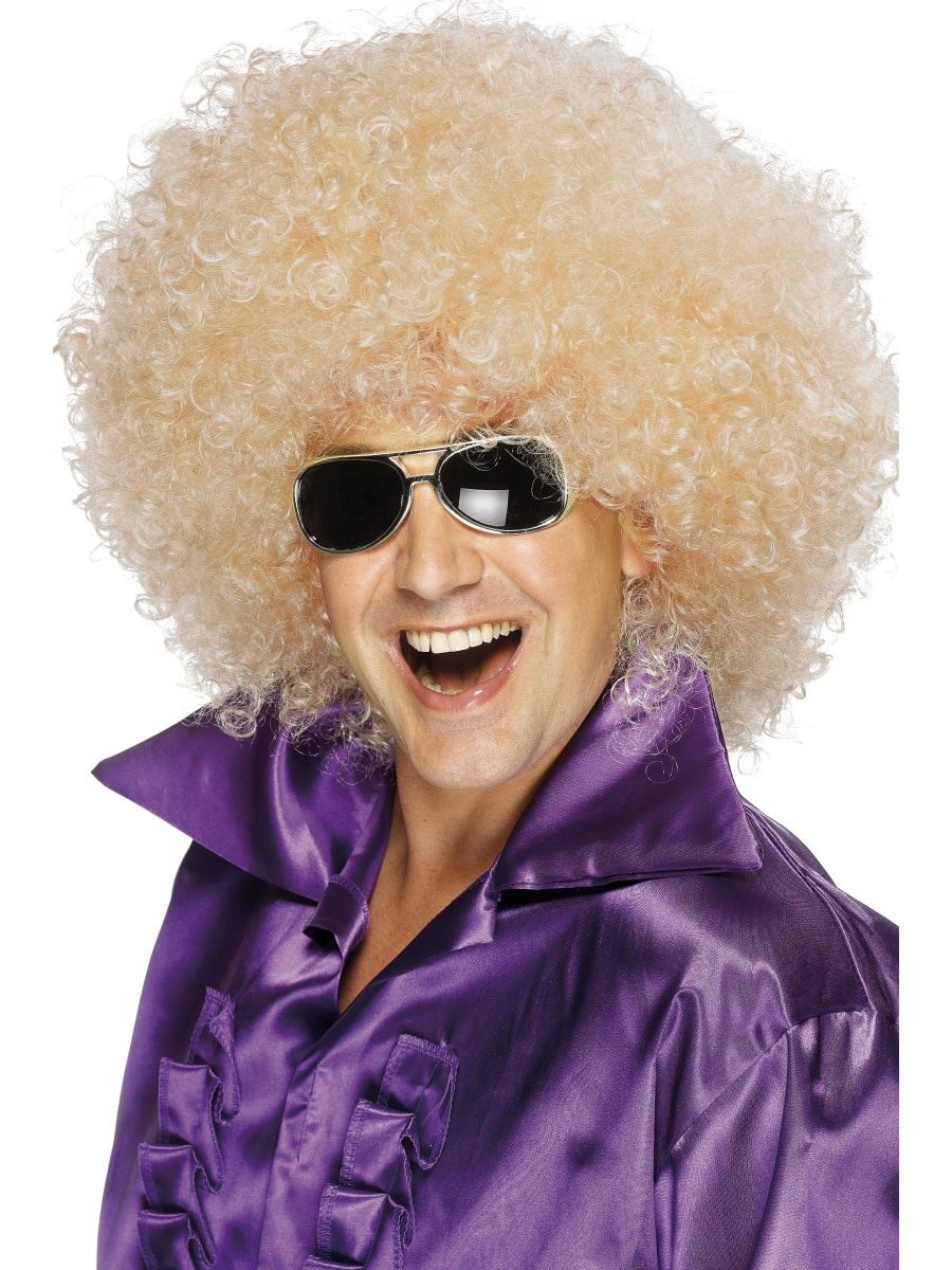 Large blonde shop afro wig