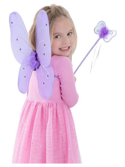 Butterfly Wings & Wand, Purple