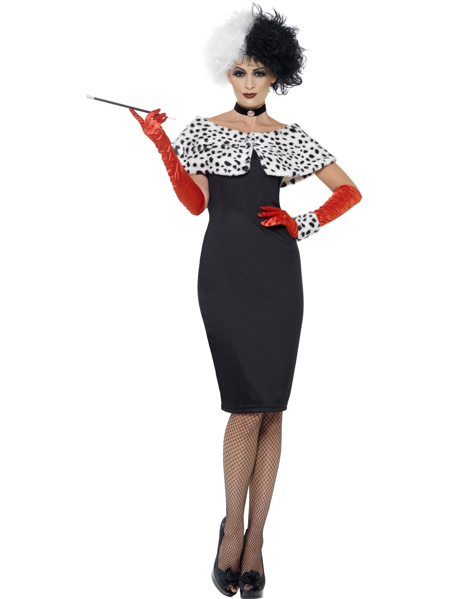 Smiffys - online 32806 - Evil Madame Fancy Dress Costume - X1 - US Dress Size - 18 / 20