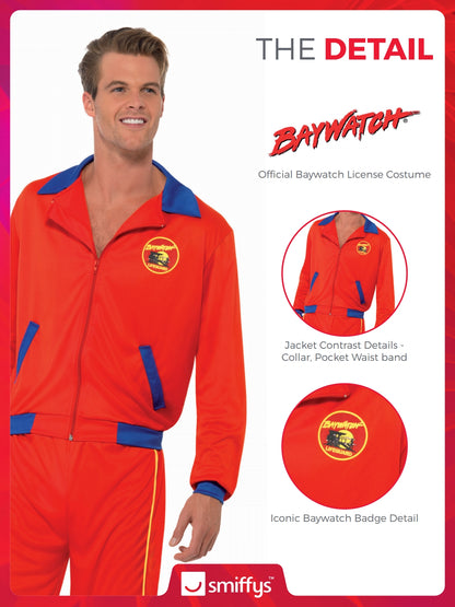 Baywatch Beach Men's Lifeguard Costume 3