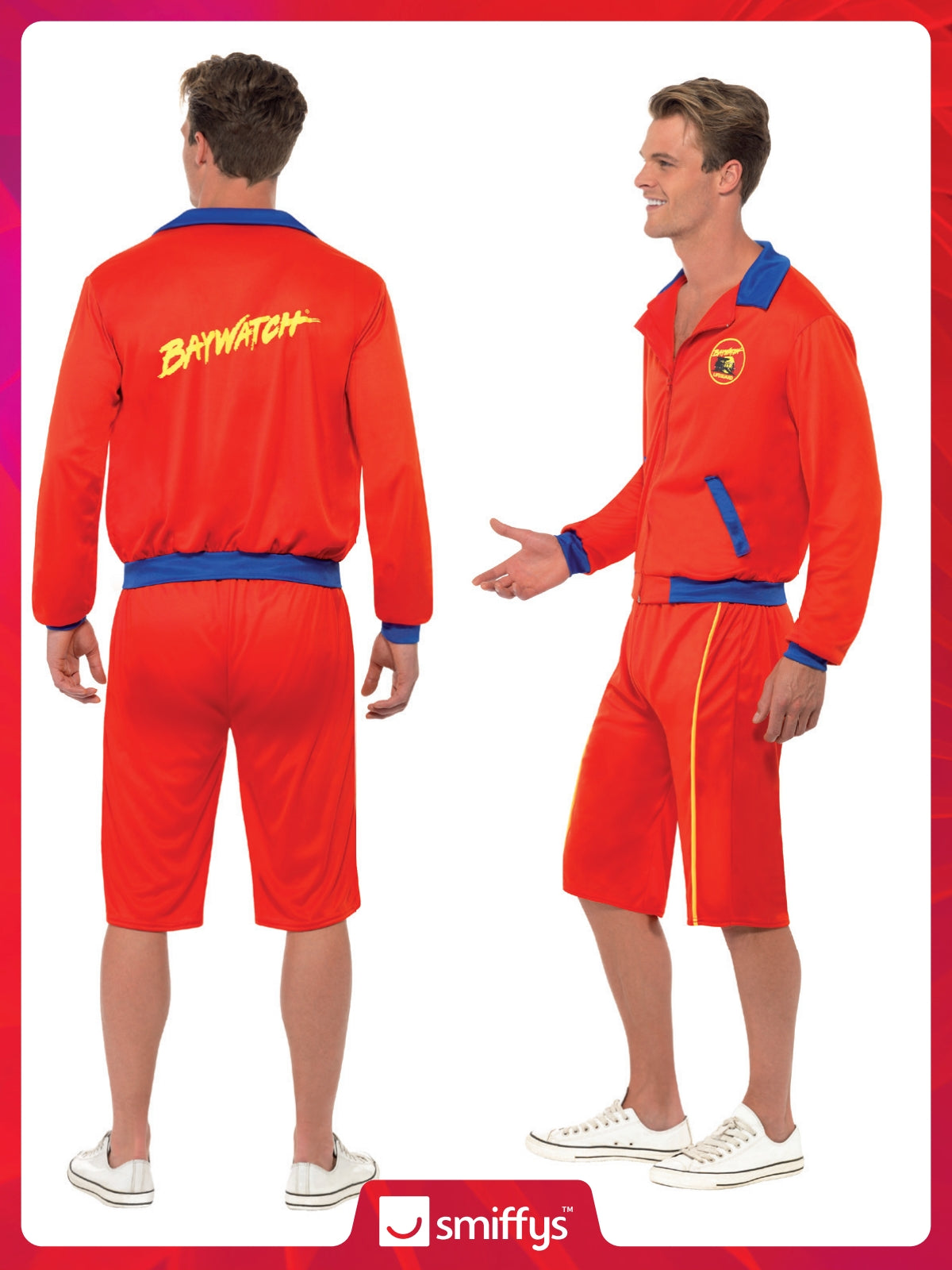 Baywatch Beach Men's Lifeguard Costume 4