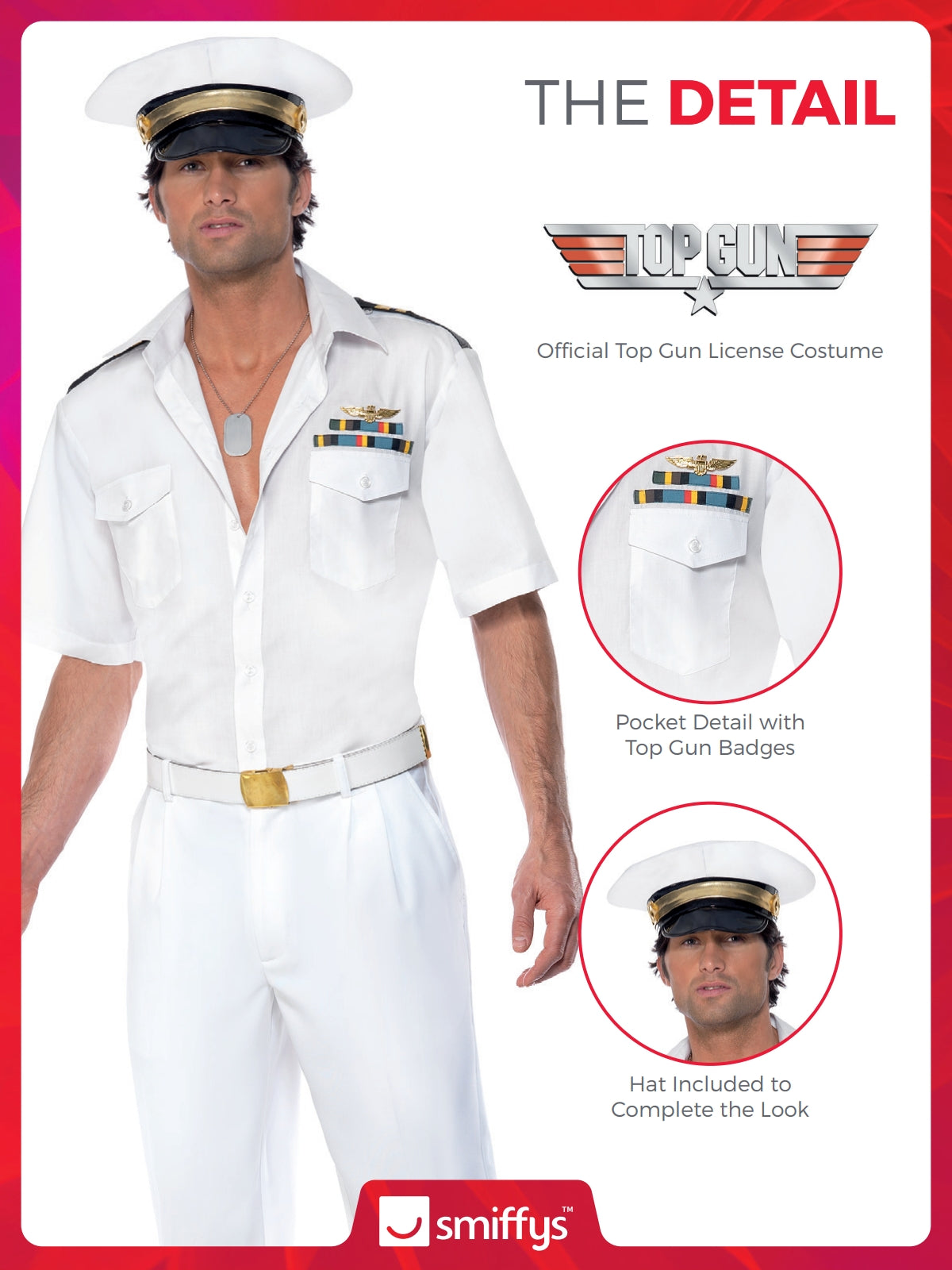 Top Gun Captain Costume 3