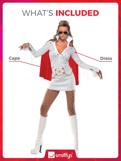 Elvis Viva Las Vegas Costume, White 2