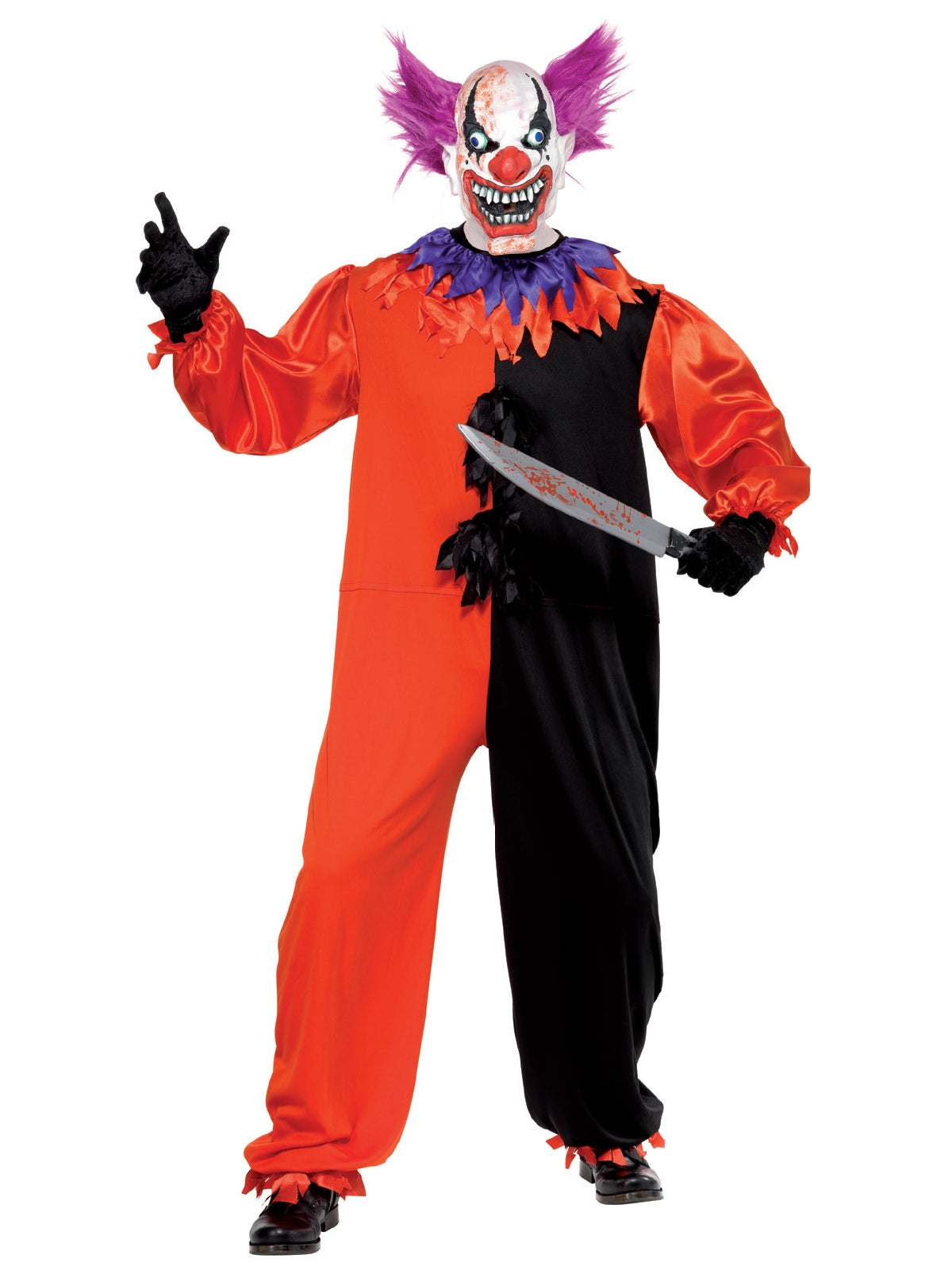 Cirque Sinister Scary Bo Bo the Clown Costume 1