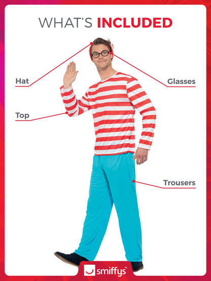 Mens Where's Wally? Costume 2