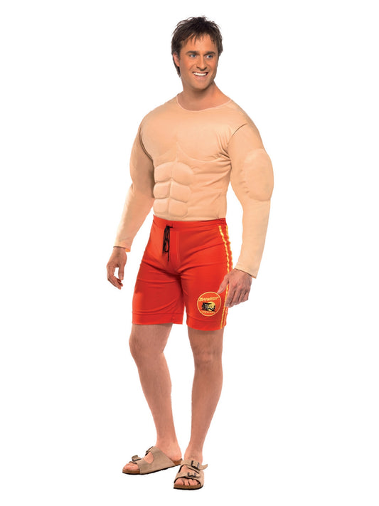 Baywatch Lifeguard Costume with Muscle Vest 1