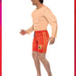 Baywatch Lifeguard Costume with Muscle Vest 4