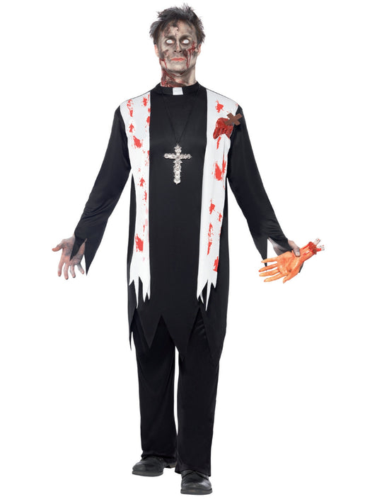 Zombie Priest Adult Men's Costume 1