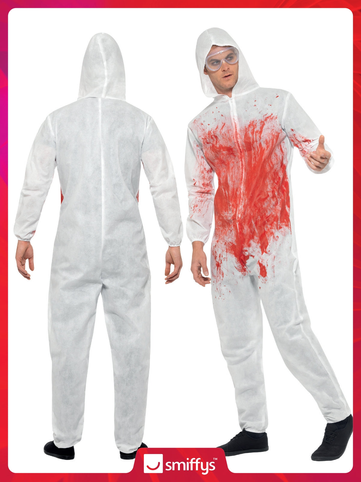 Bloody Forensic Overall Adult Men's Costume 4