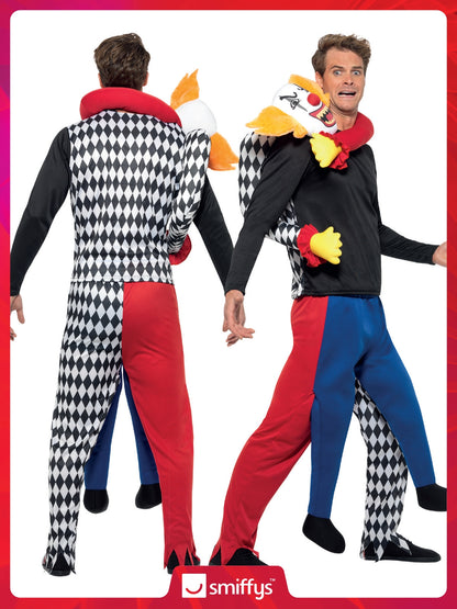 Piggyback Kidnap Clown Costume 4