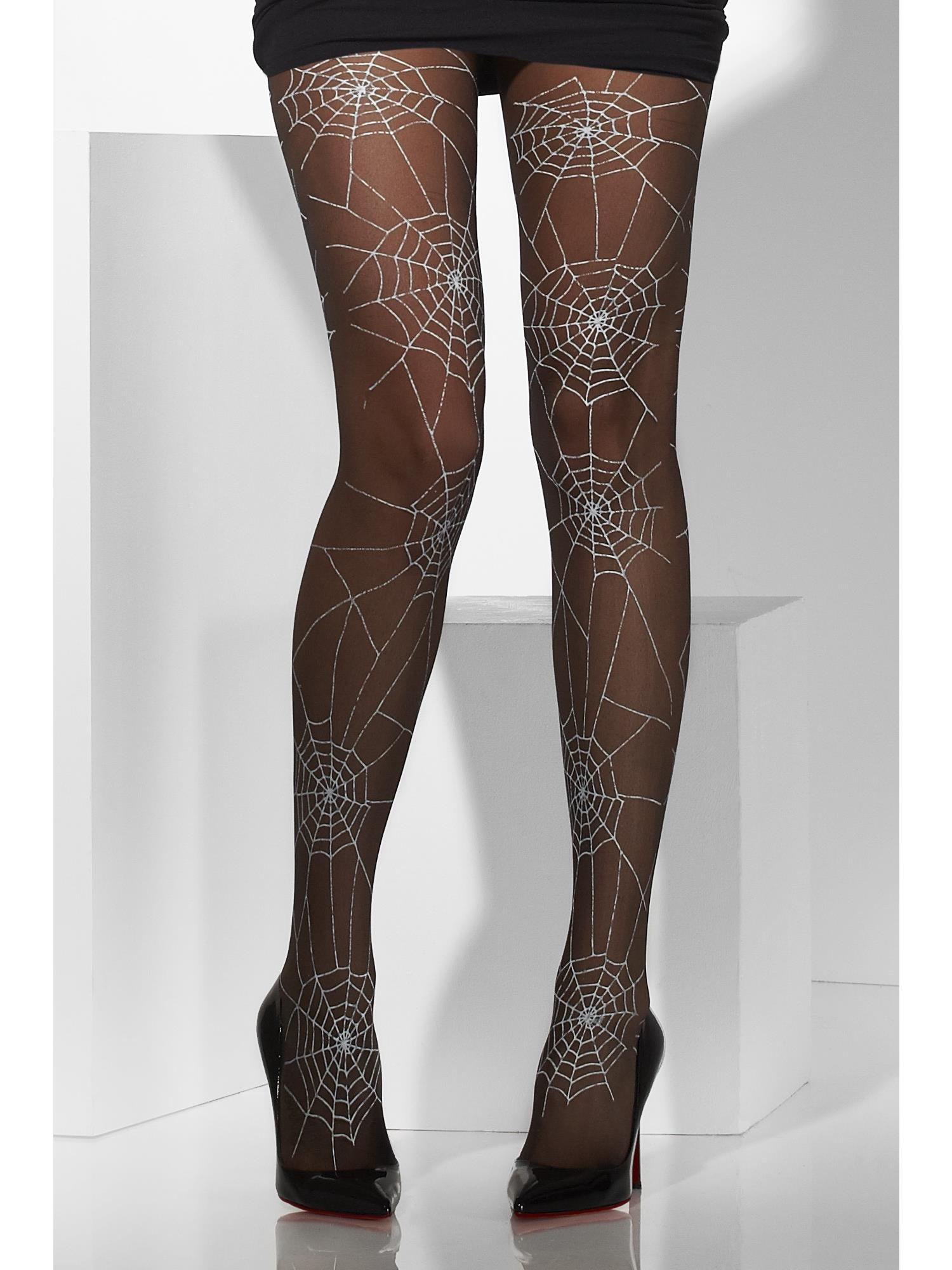 Plus size spider web stockings hotsell