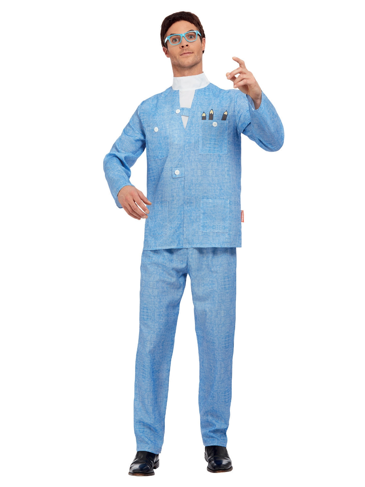 Thunderbirds Brains Costume, Blue 1