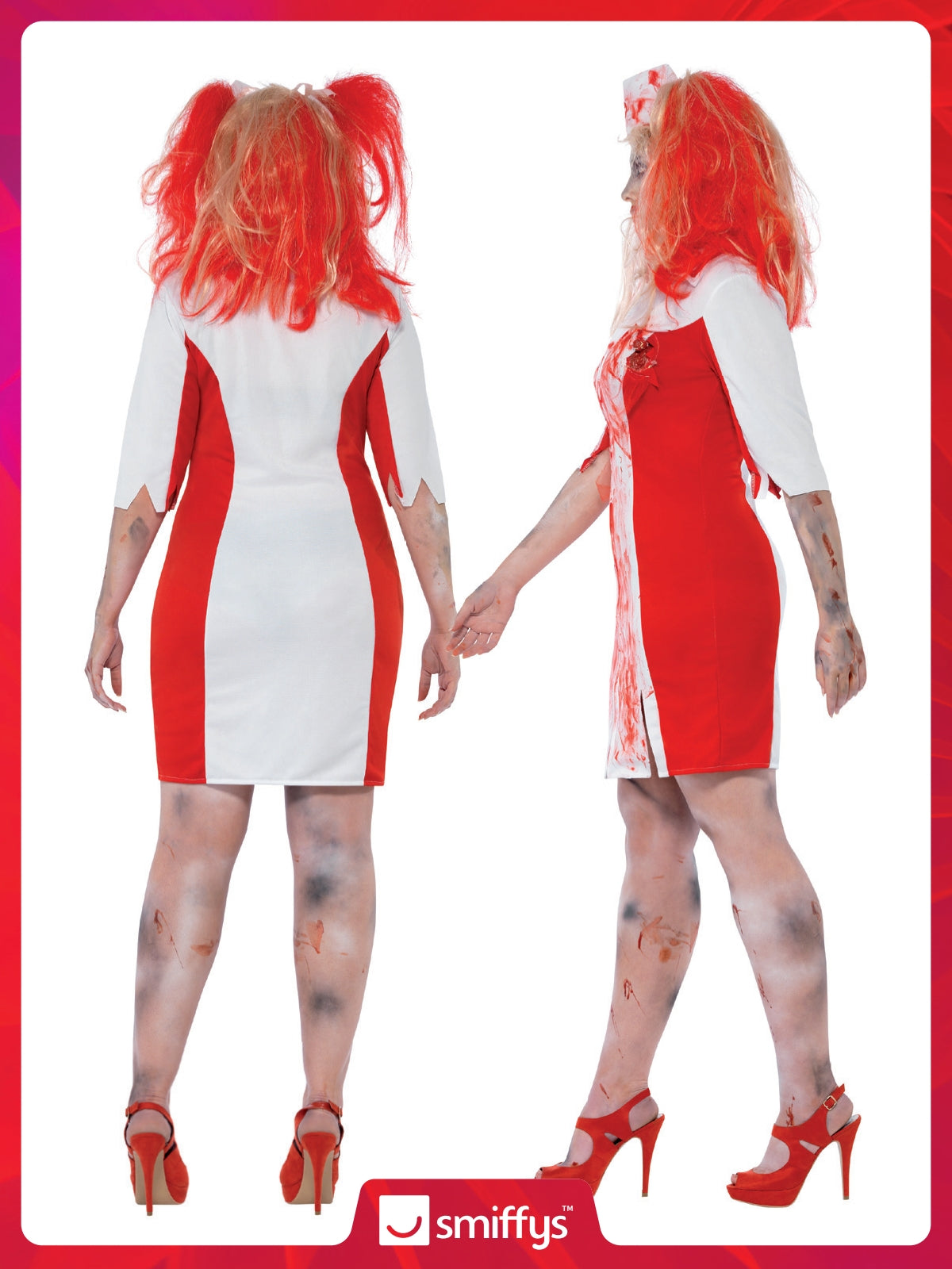 Zombie Nurse Plus Size Adult Women's Costume 4