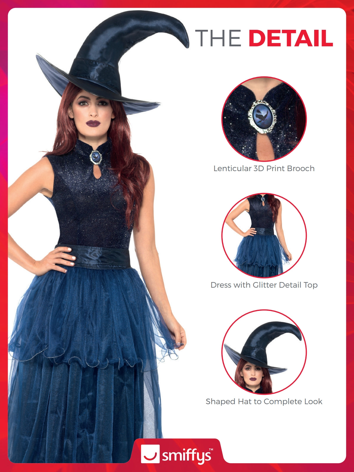 Deluxe Midnight Witch Costume 3