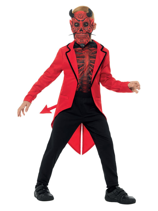 Deluxe Day of the Dead Devil Boy Costume 1