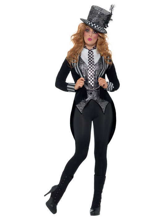 Deluxe Dark Miss Hatter Costume 1