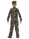 Camouflage Military Boy Costume