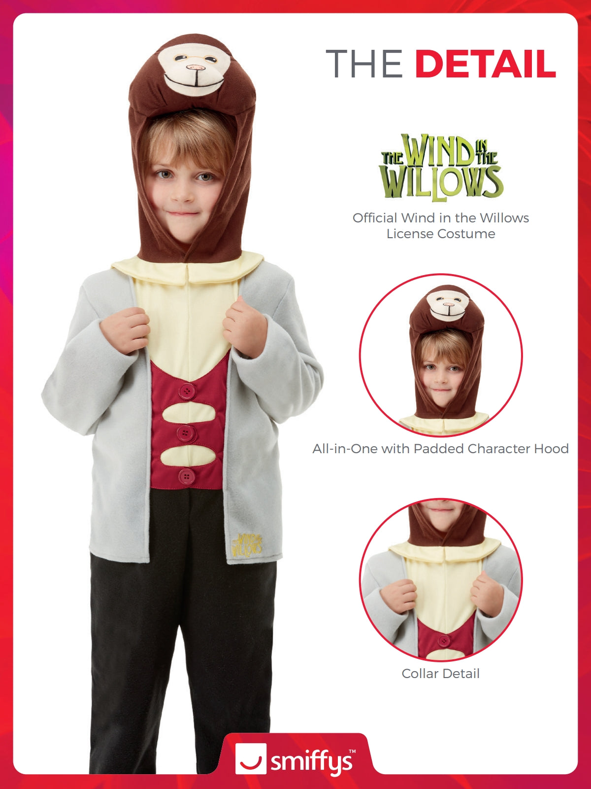 Wind in the Willows Deluxe Mole Costume 3