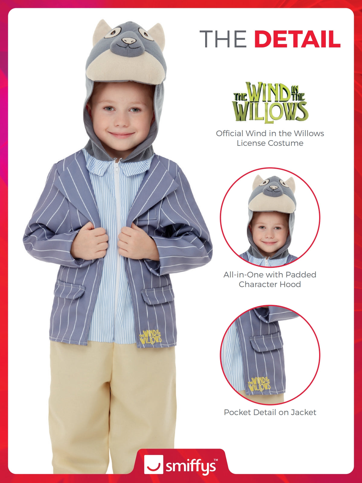 Wind in the Willows Ratty Deluxe Costume 3