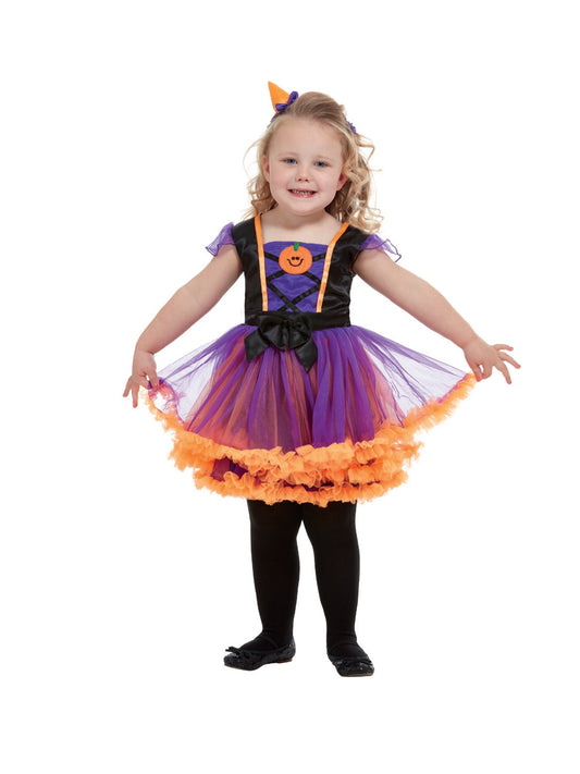 Toddler Pumpkin Witch Costume 1