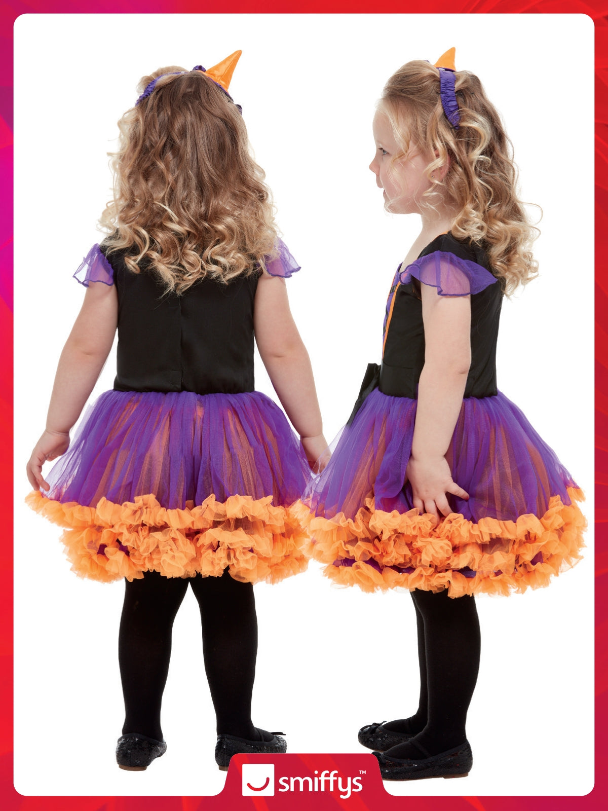 Toddler Pumpkin Witch Costume 4