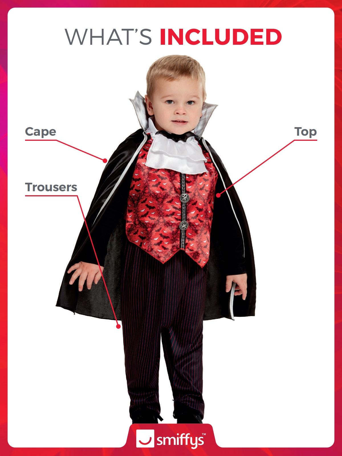 Toddler Vampire Costume 2