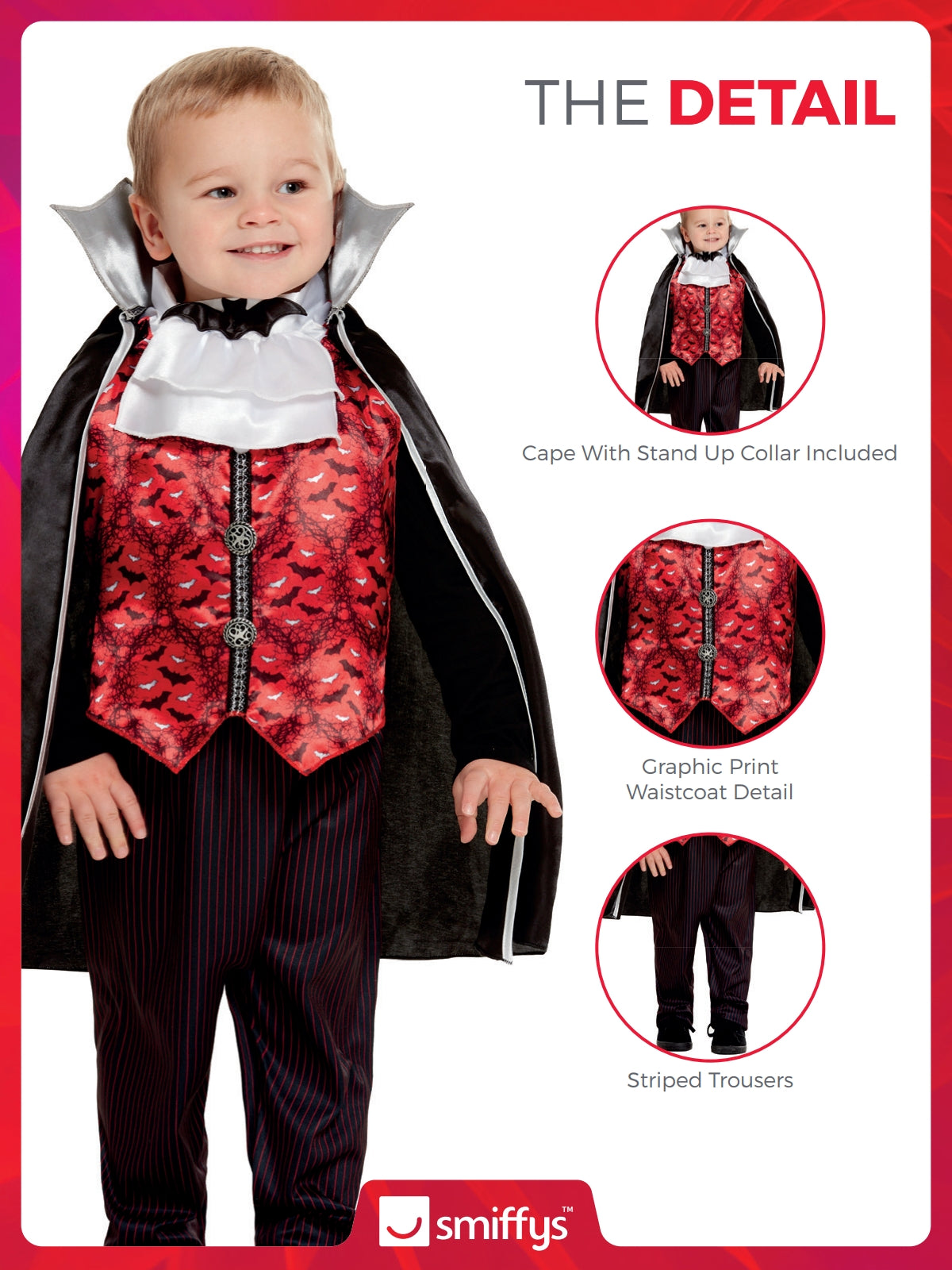 Toddler Vampire Costume 3