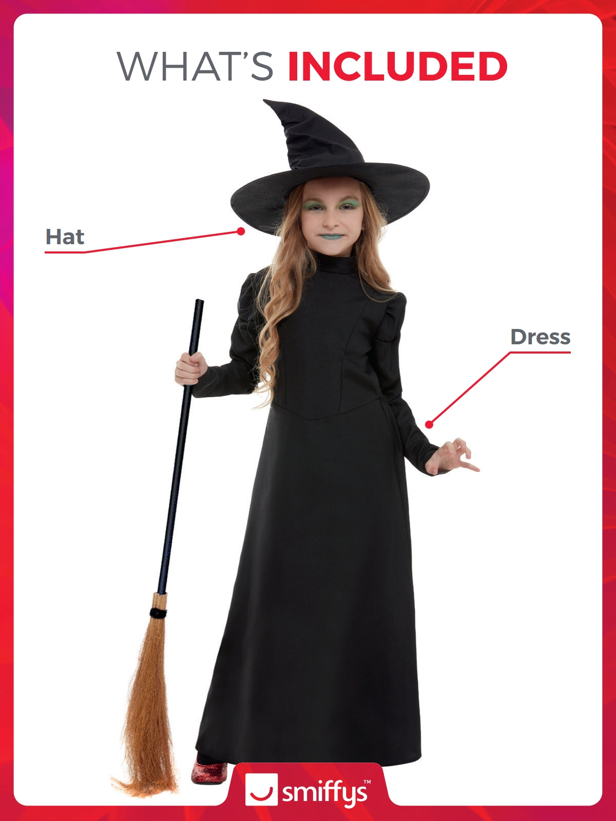 Wicked Witch Girl Costume 2