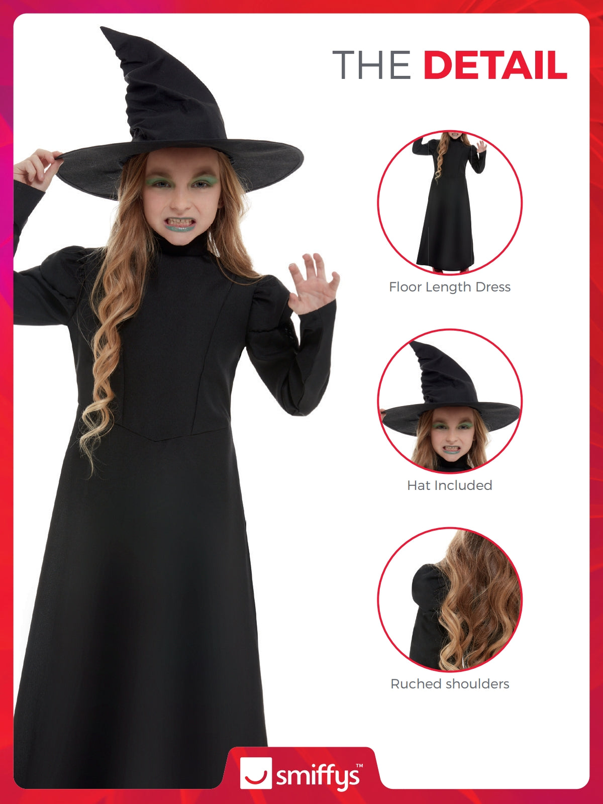 Wicked Witch Girl Costume 3