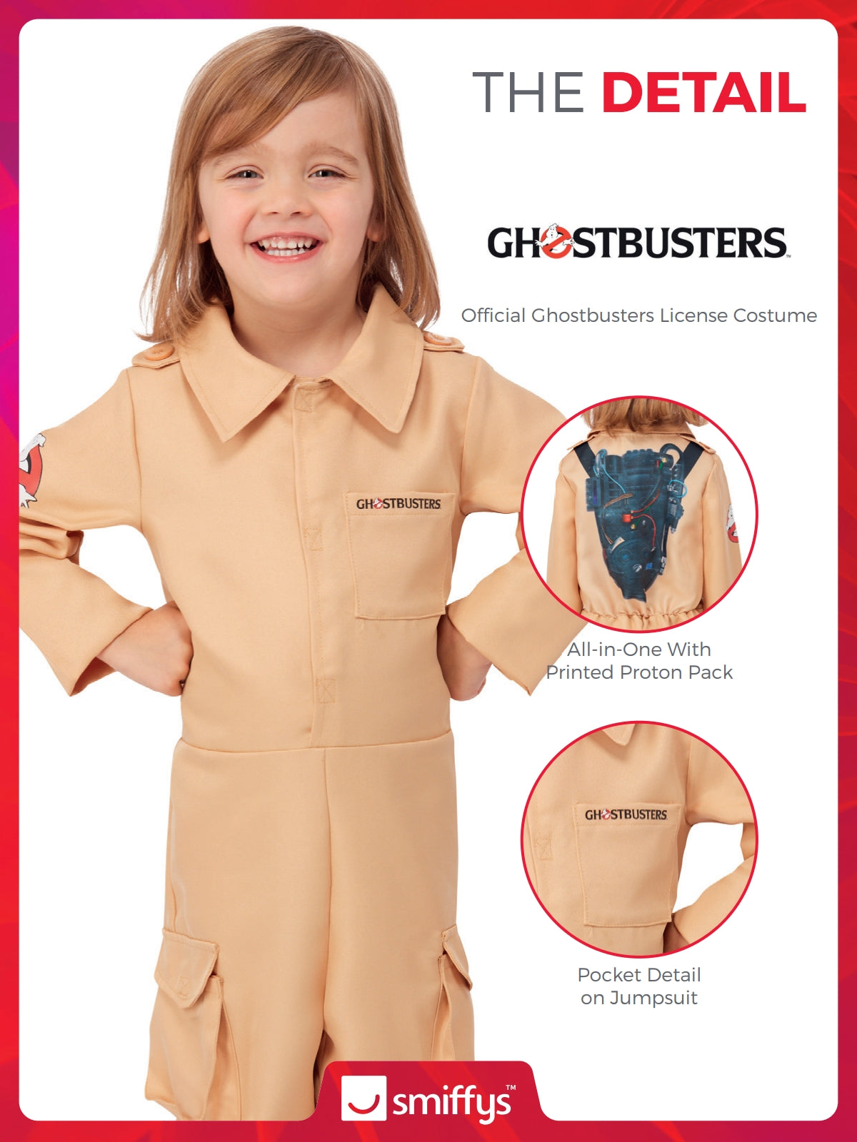 Ghostbusters Toddler Costume 3