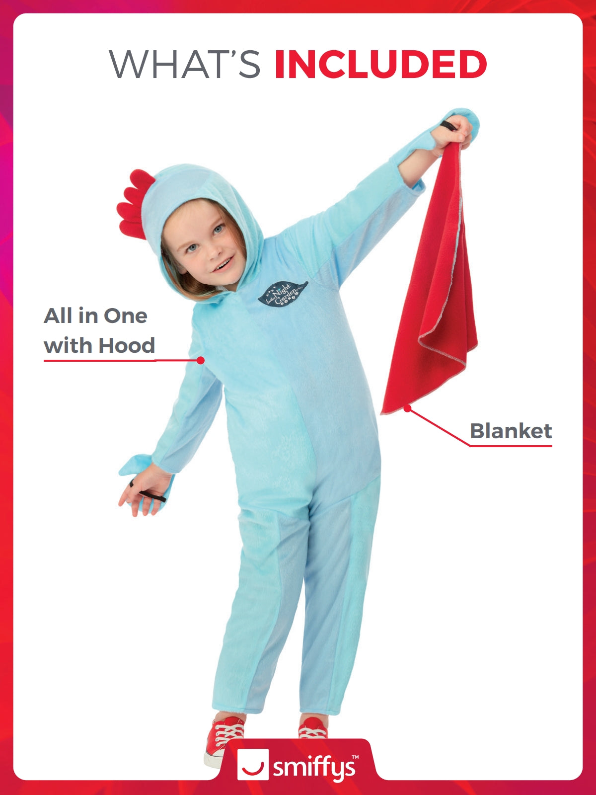 In The Night Garden Iggle Piggle Costume, 2