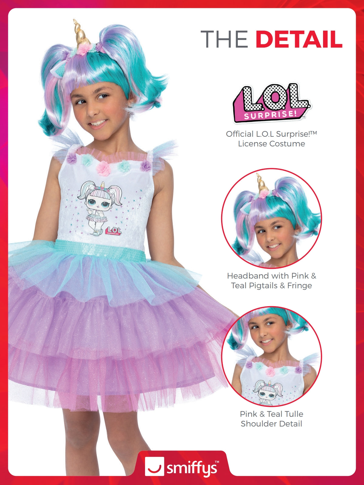 L.O.L Surprise!™ Deluxe Unicorn Costume 3