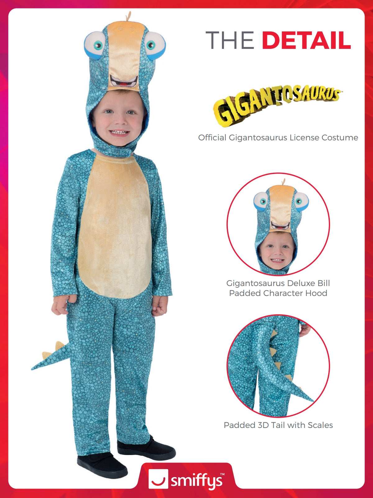 Gigantosaurus Deluxe Bill Dinosaurs Costume 3