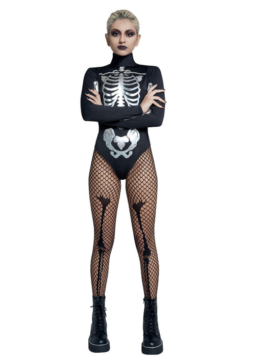 Ladies Fever Skeleton Costume 1