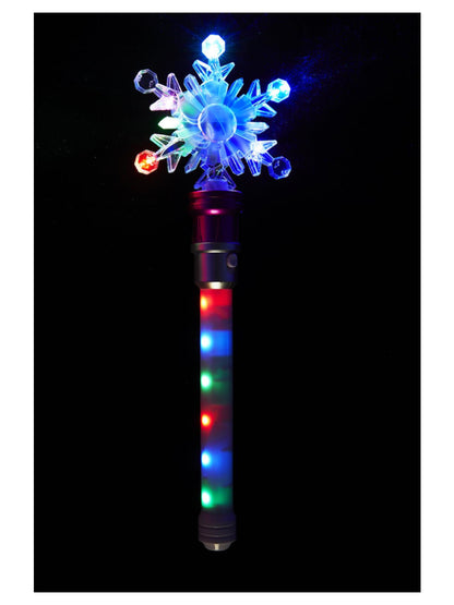 Snowflake Wand, Light Up, Multi-Coloured