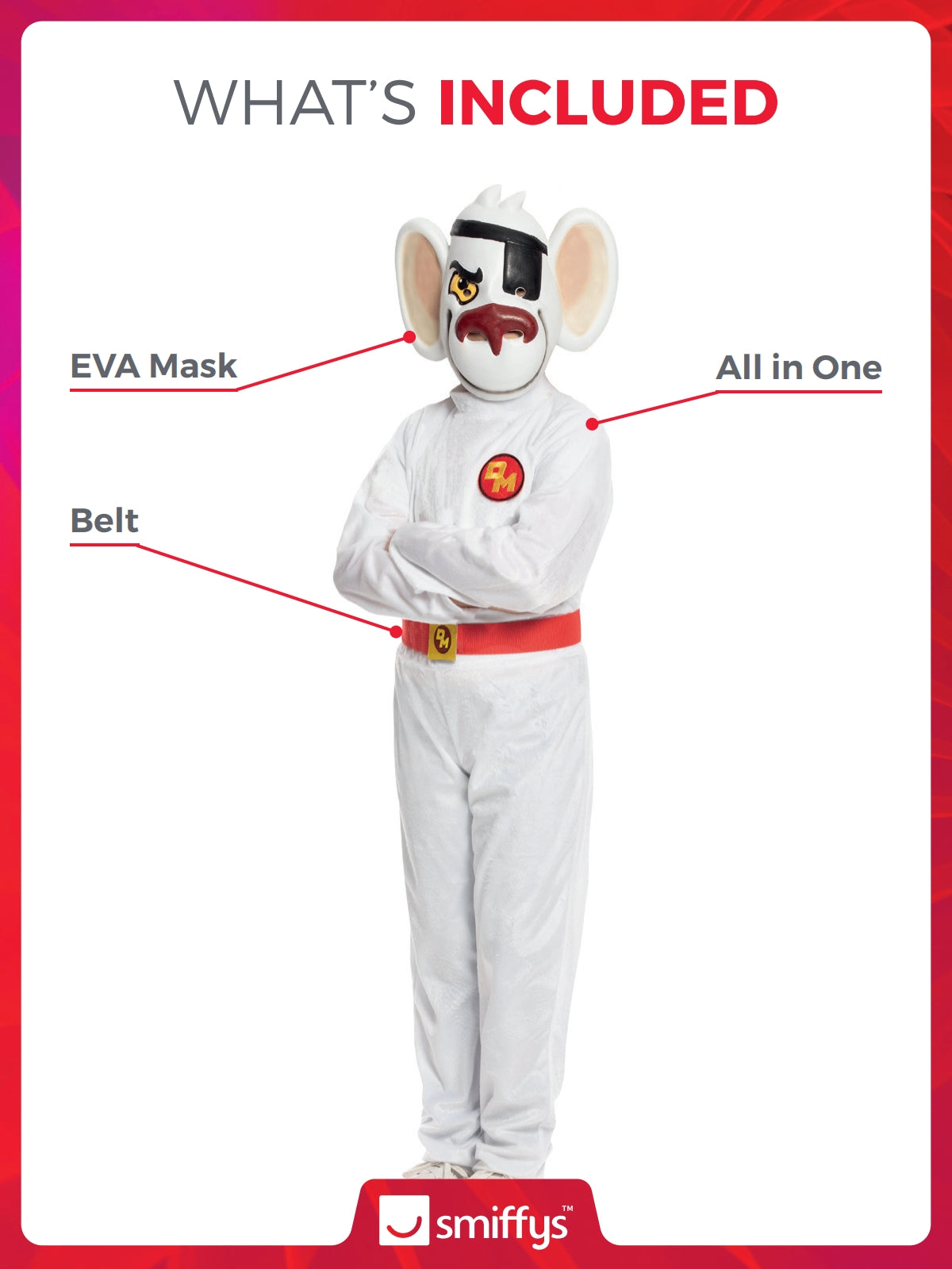 Danger Mouse Costume, Kids 2