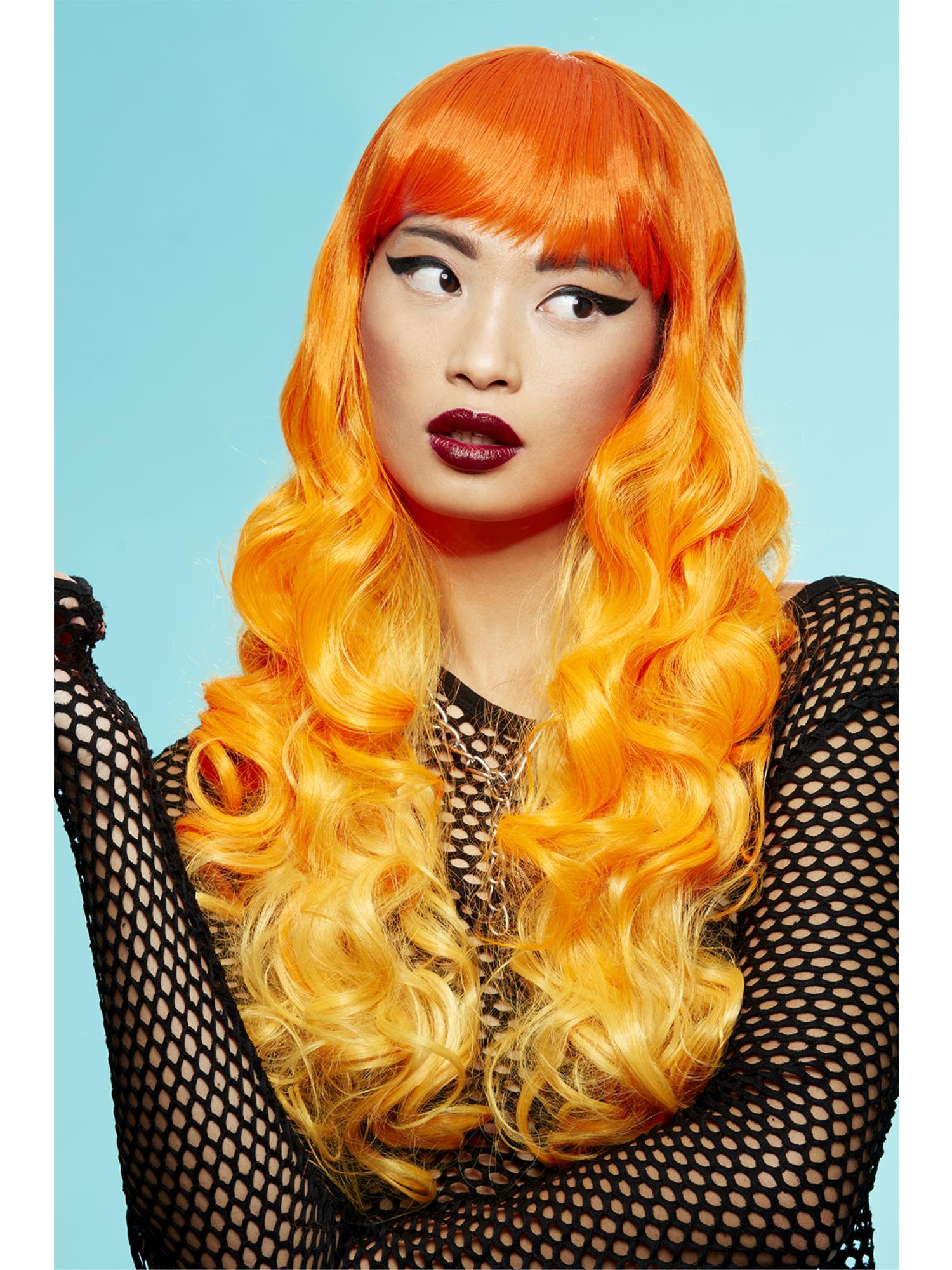 Orange Wigs Smiffys