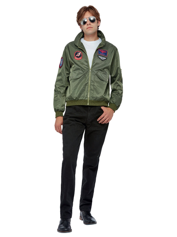 Top Gun Maverick Bomber Jacket, Green 1