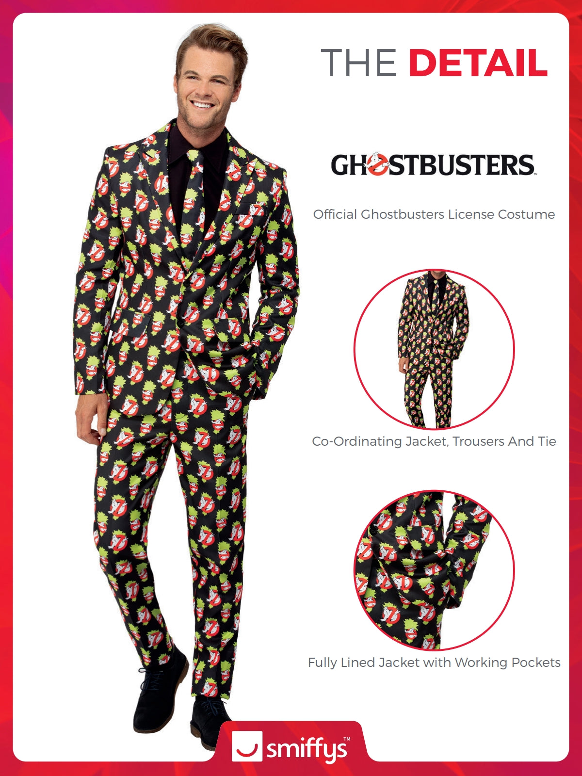 Ghostbusters Stand Out Suit, Black 3