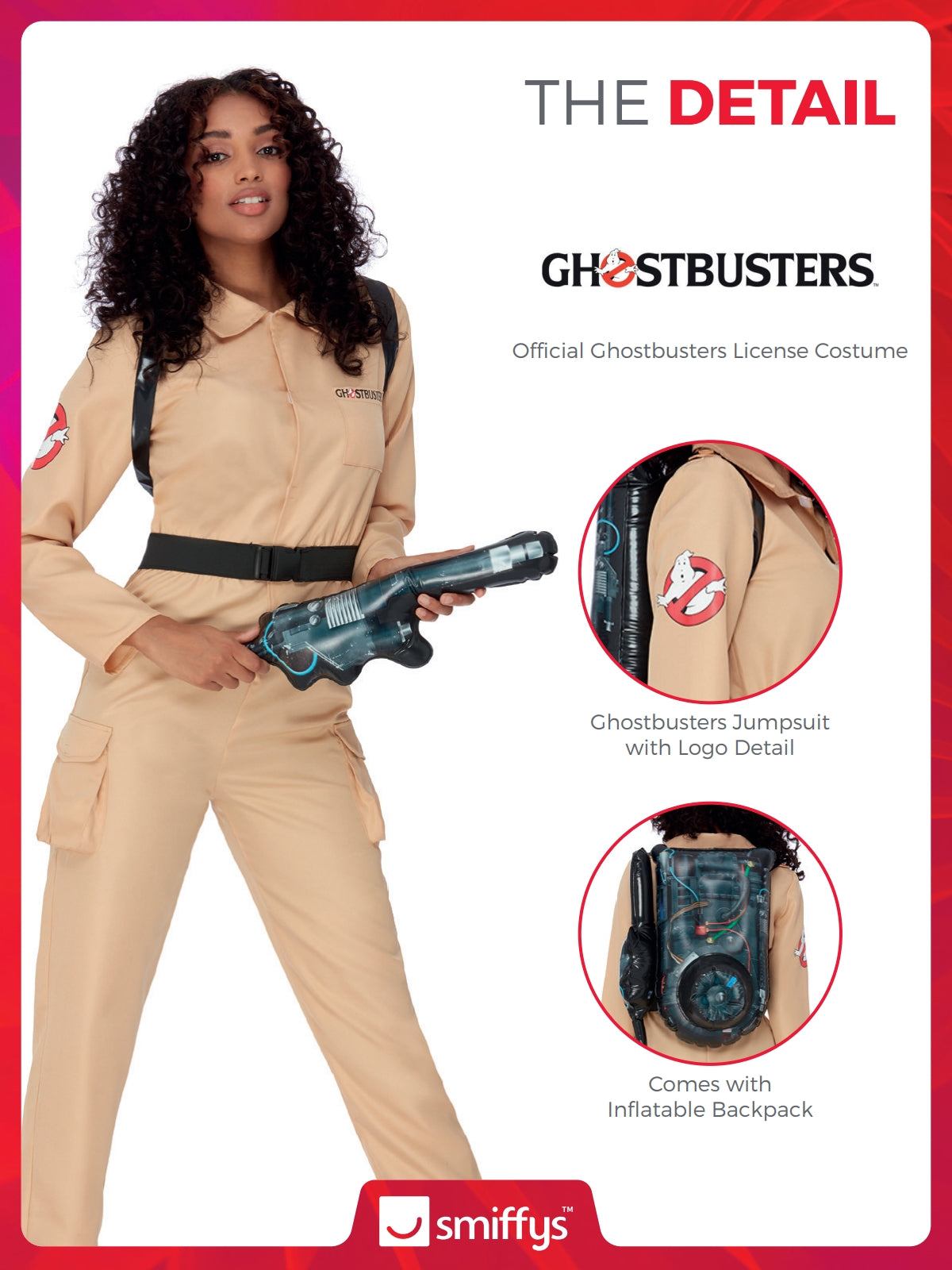 Ghostbusters Ladies Costume 3