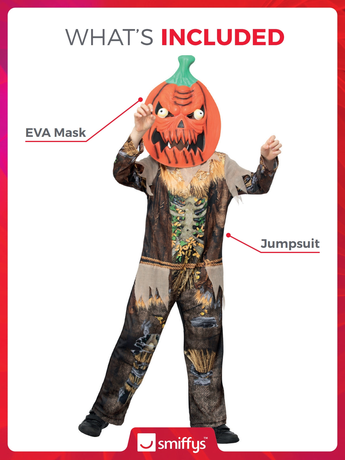 Pumpkin Scarecrow Reaper Costume 2