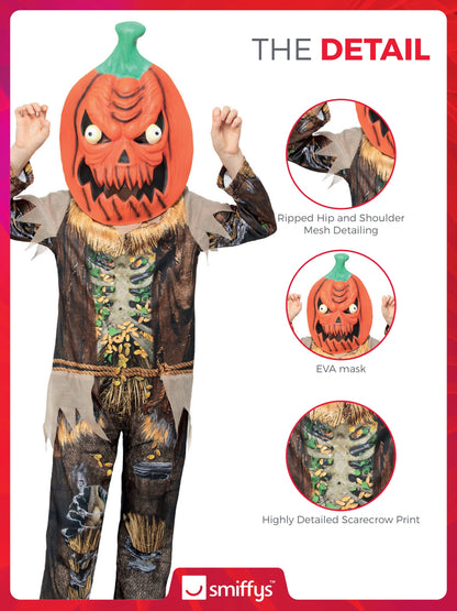 Pumpkin Scarecrow Reaper Costume 3