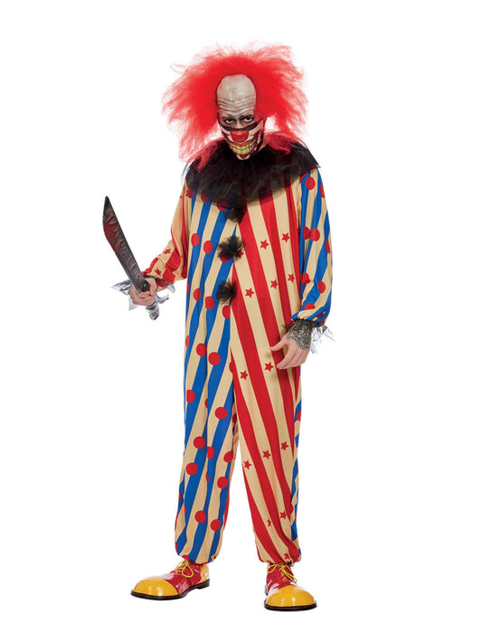 Creepy Clown Costume, Mens 1