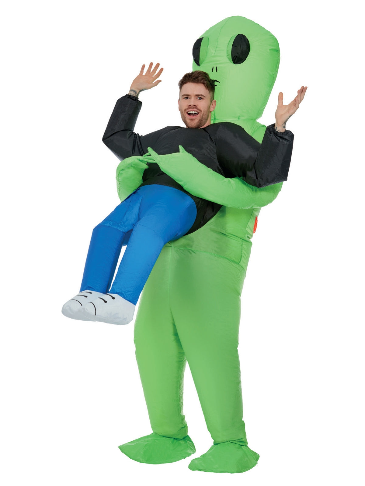 Inflatable Alien Abduction Costume, Green 1