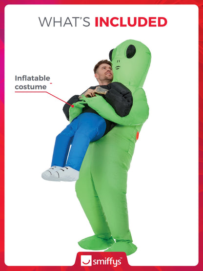 Inflatable Alien Abduction Costume, Green 2