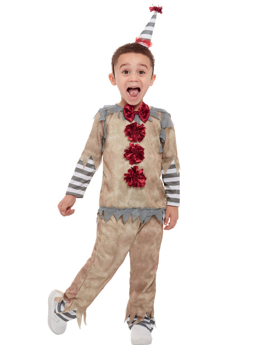 Toddler Vintage Clown Costume 1