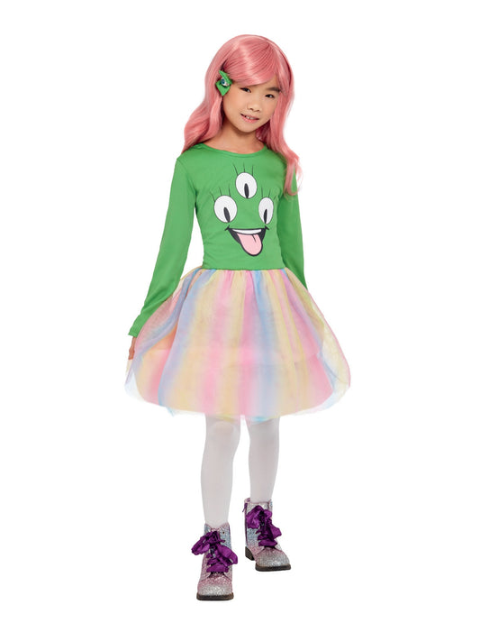 Girls Alien Costume 1