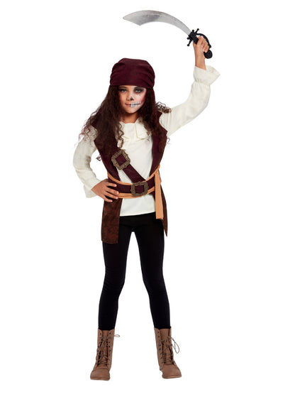 Girls Dark Spirit Pirate Costume 1